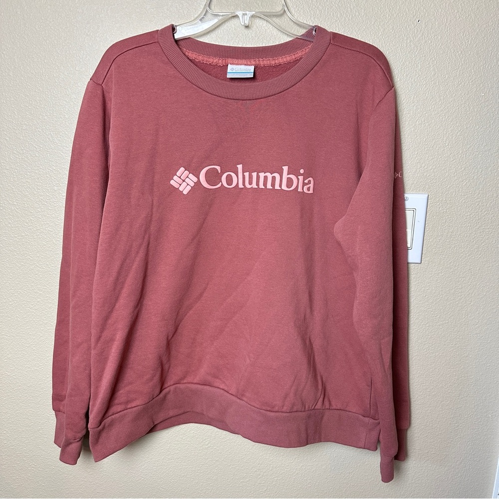 Columbia Women's Pink Crewneck Sweatshirt | Size XL